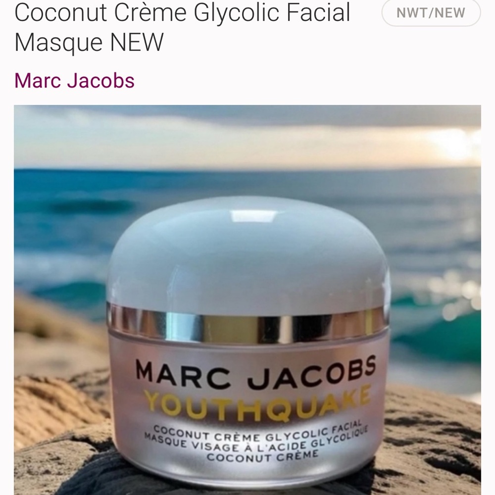 Marc Jacobs White Skincare Mask Luxurious Hydration